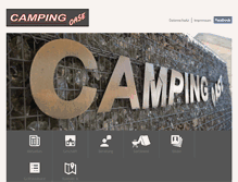 Tablet Screenshot of camping-oase.com