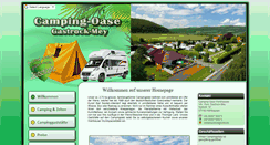 Desktop Screenshot of camping-oase.de